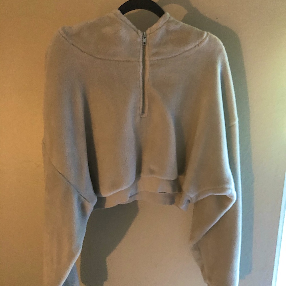 UO Bliss fuzzy fleece hoodie